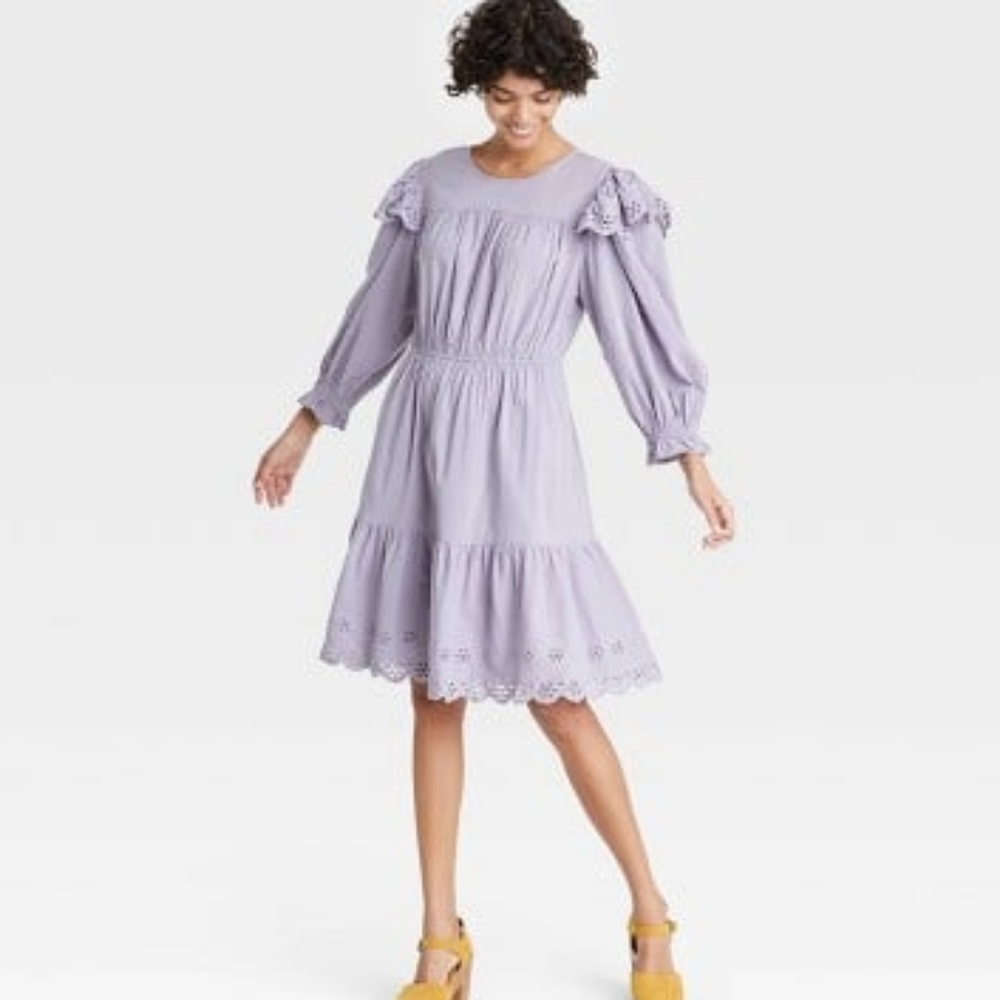 COPY - Universal threads size Large light purple dress - Picture 2 of 7
